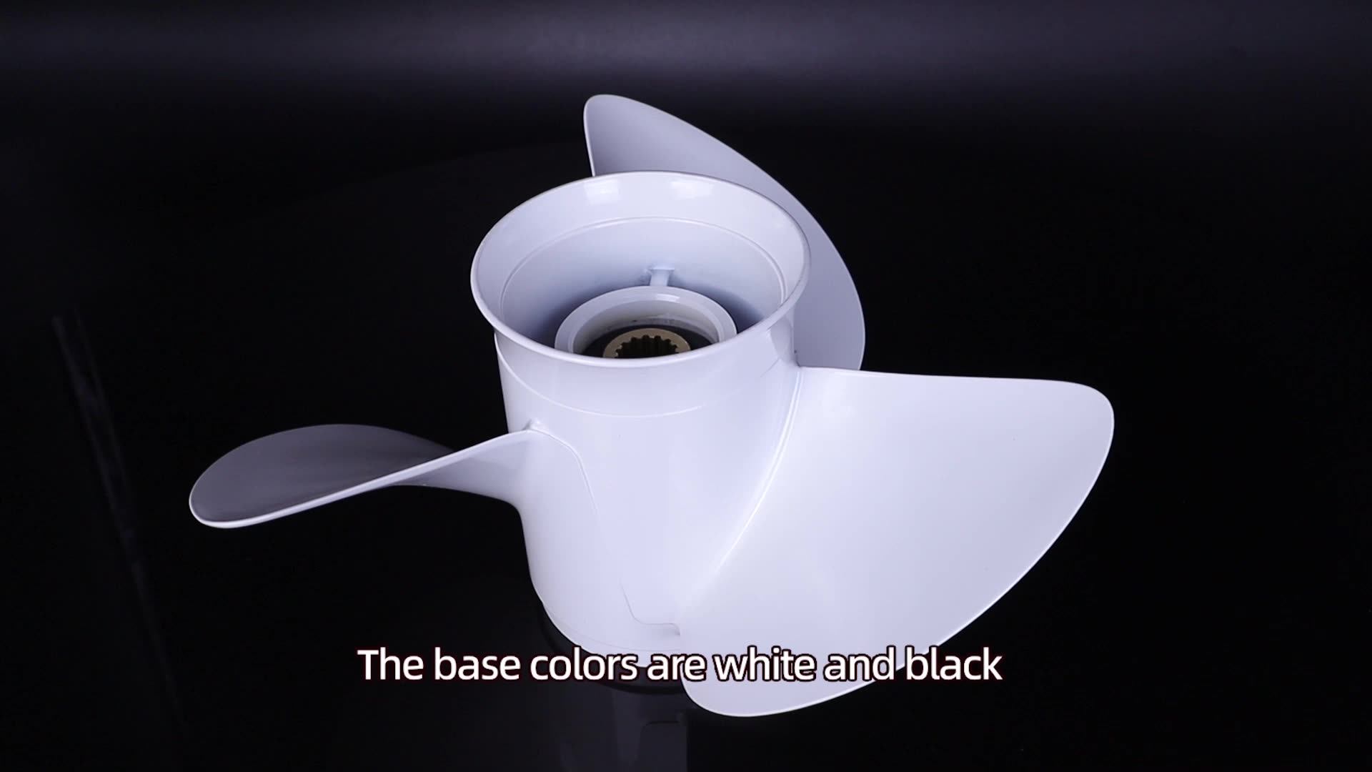 VIF Jason Marine Hélice En Aluminium 13 X 19 -K Pour Moteurs Hors-bord Yamaha 60HP 70HP 75HP 80HP 85HP 90HP 115HP 130HP, 15 Dents, RH