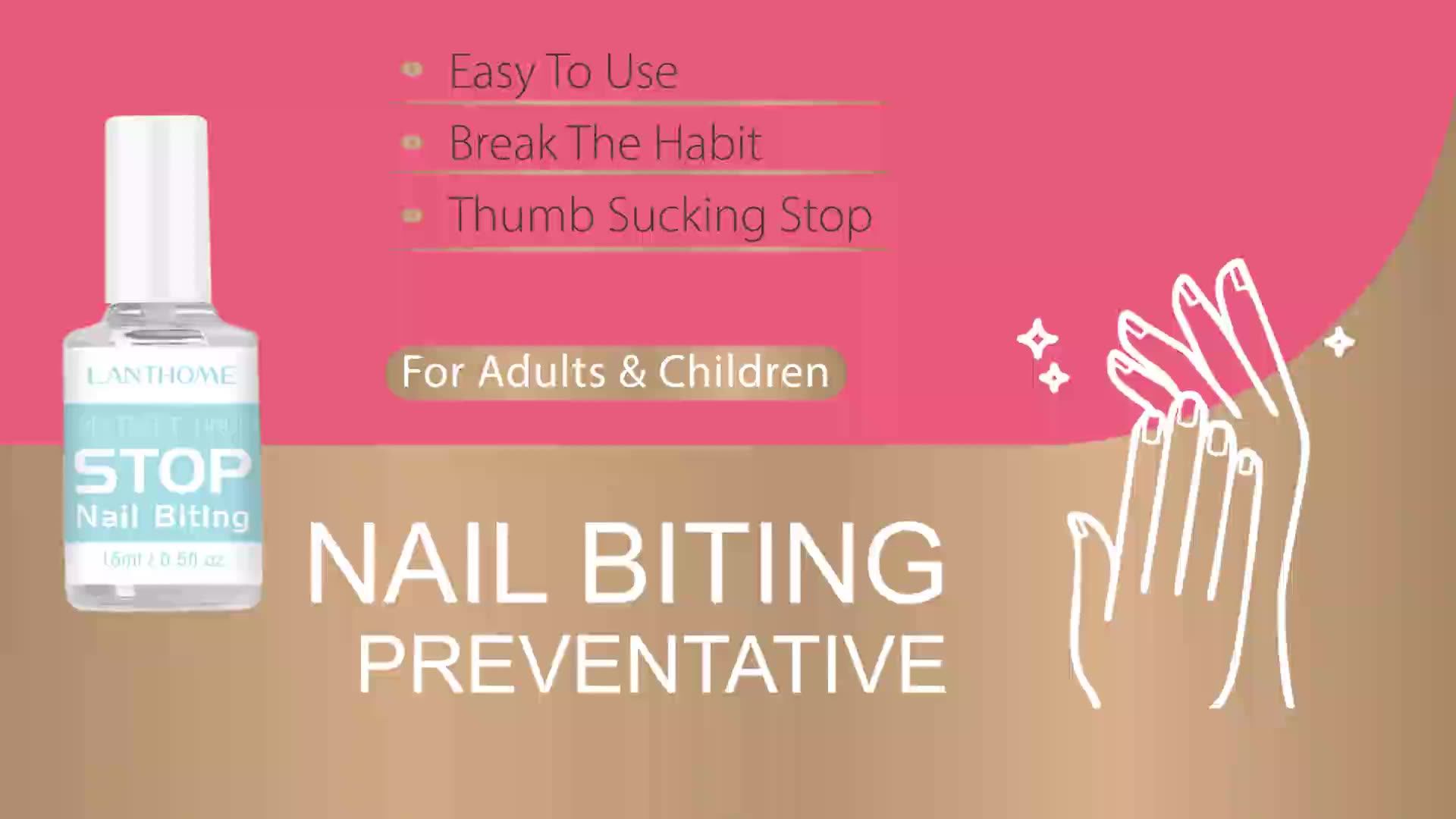 Lanthome Natural Healthy Helps Finger Stop To Bite Nails Anti Nail