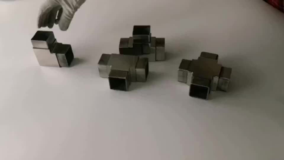 4 Way Tubing Connector Stainless Steel / Square Tube Joint Buy T Tube Connector,Square Tube