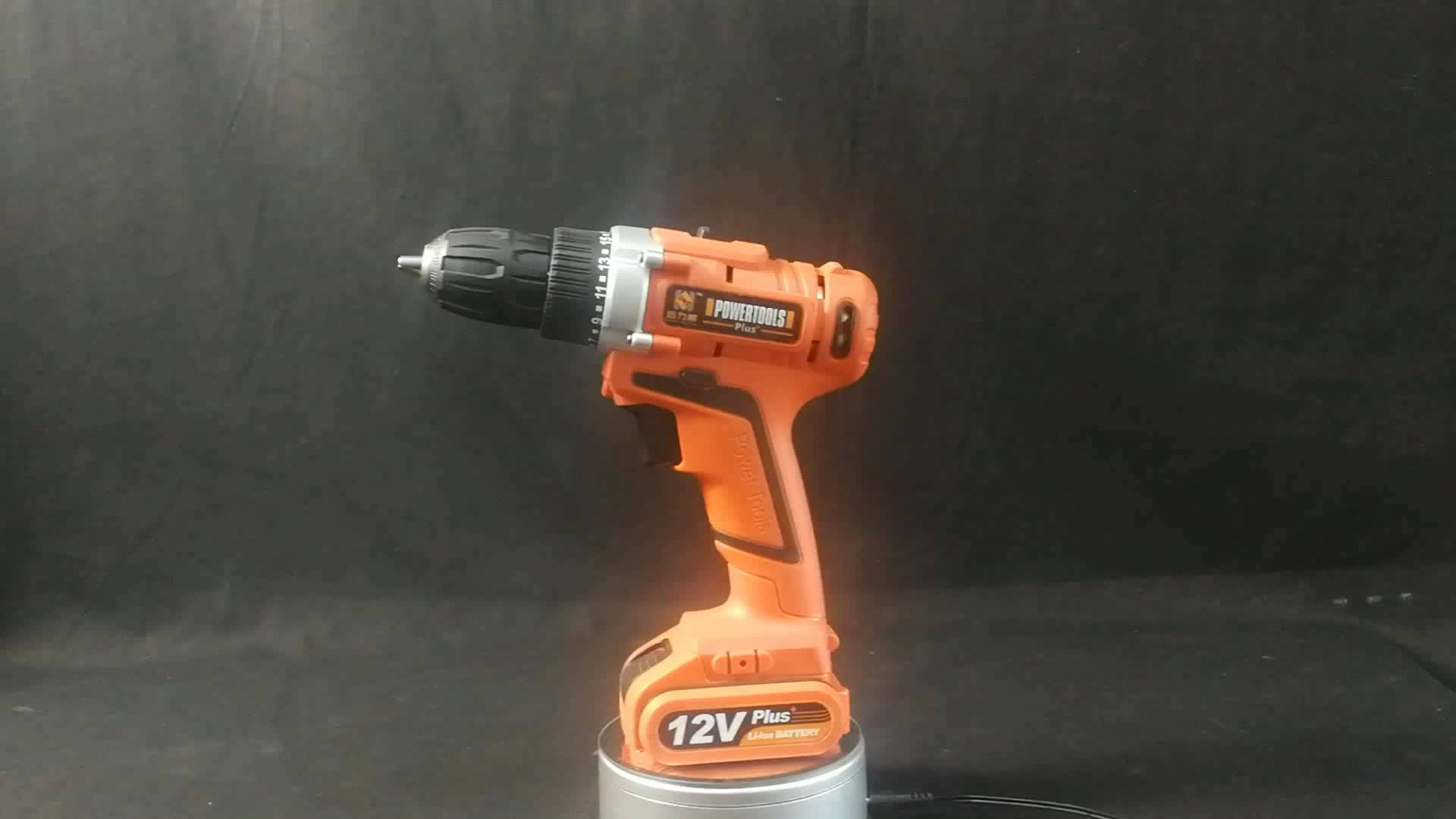 12v Two Variable Speed Powerful Screwdriver Lion Battery Cordless Drill
