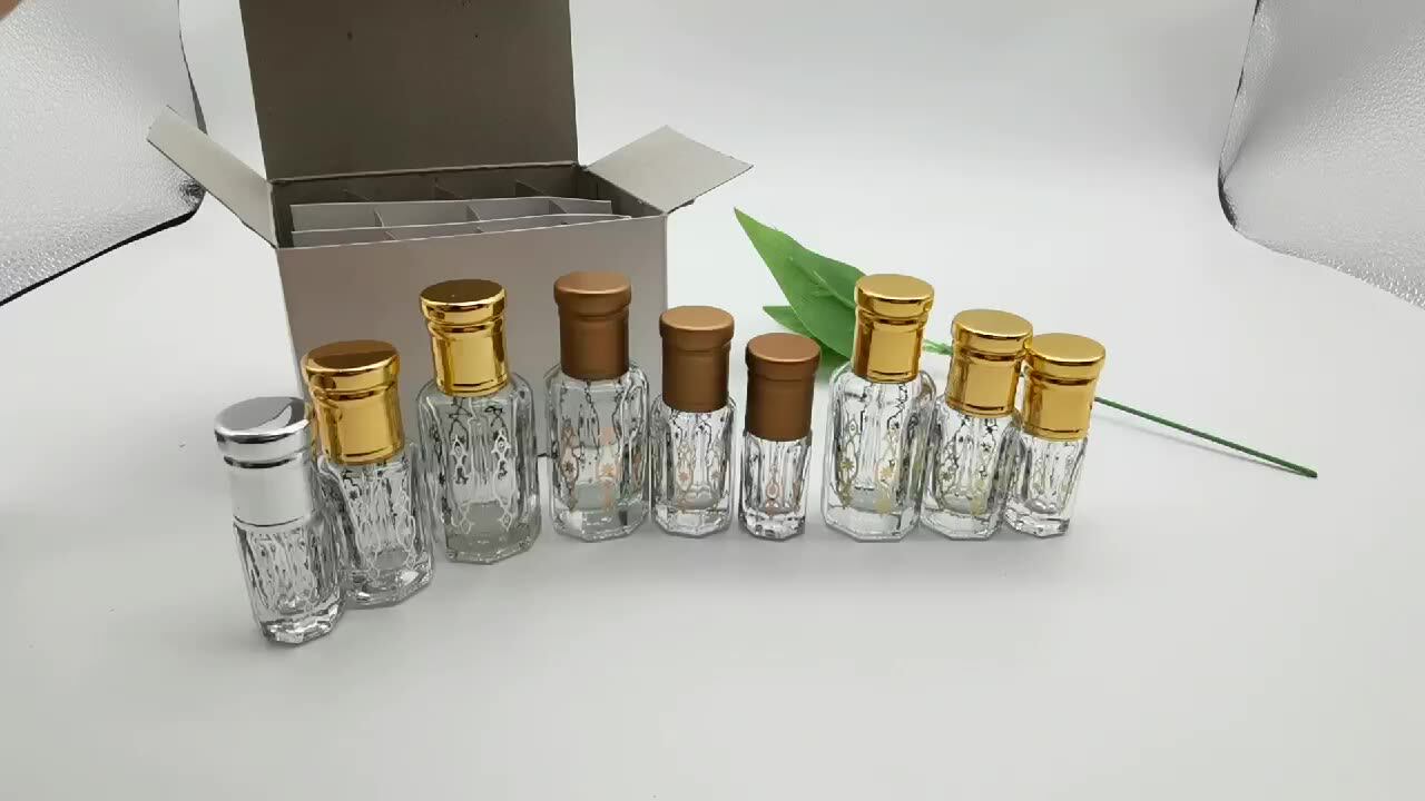 Luxury Refillable Arabic Oil Perfume Bottles Botol Parfum Perfume Oil