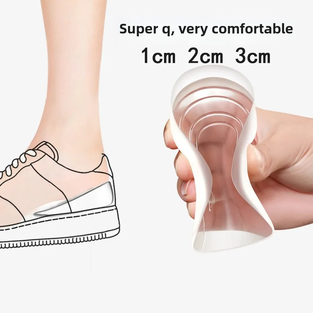 Transparent invisible shock-absorbing silicone polyurethane gel