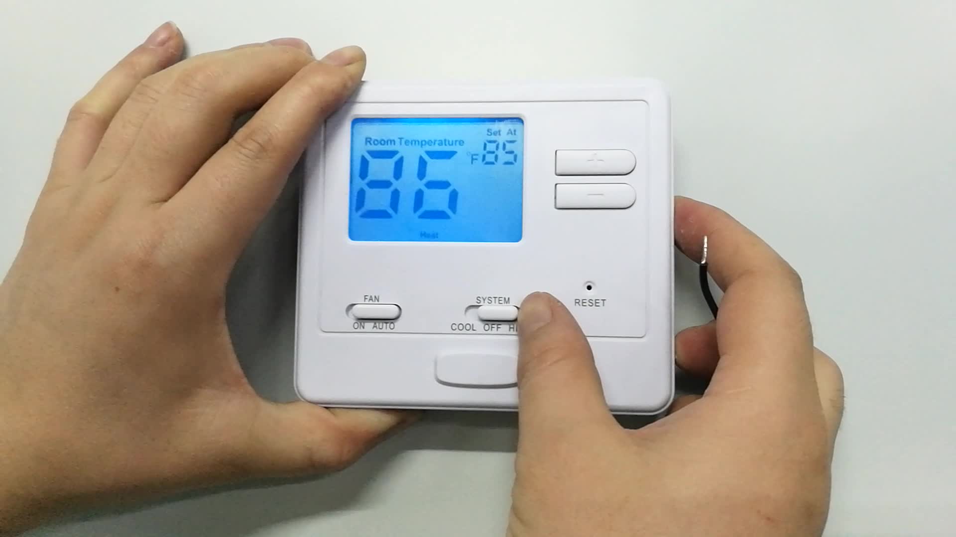 24 Volt Low Voltage Single Stage Heating Thermostat For Floor Heating