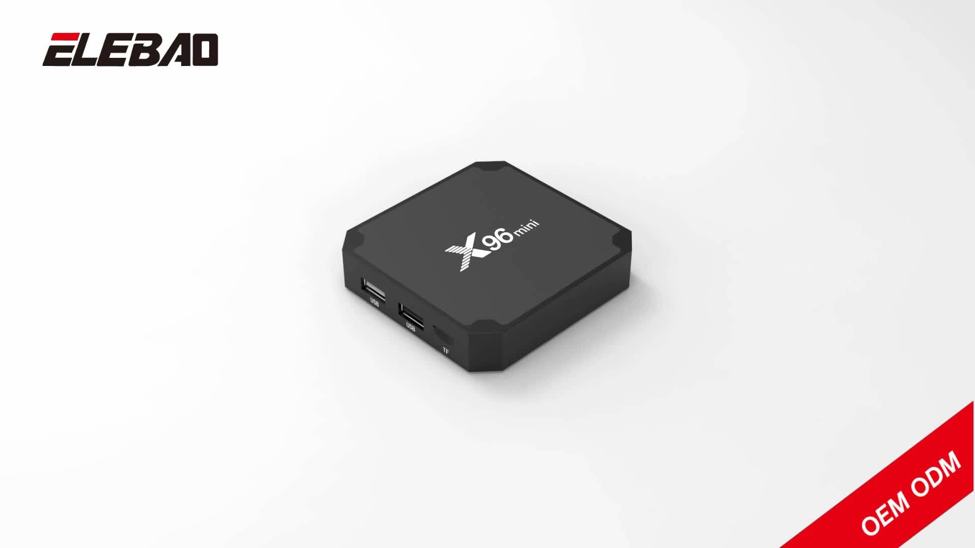 Android Smart Tv Box X96 Mini 1+8g Android 7.1 4k Quad Core Player Set