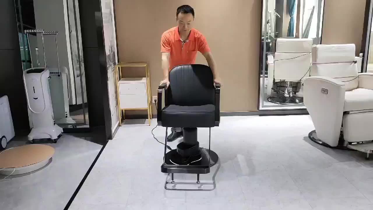 Electroplating Retro Barber Chair Hydraulic Oil Pump Can Be Customized