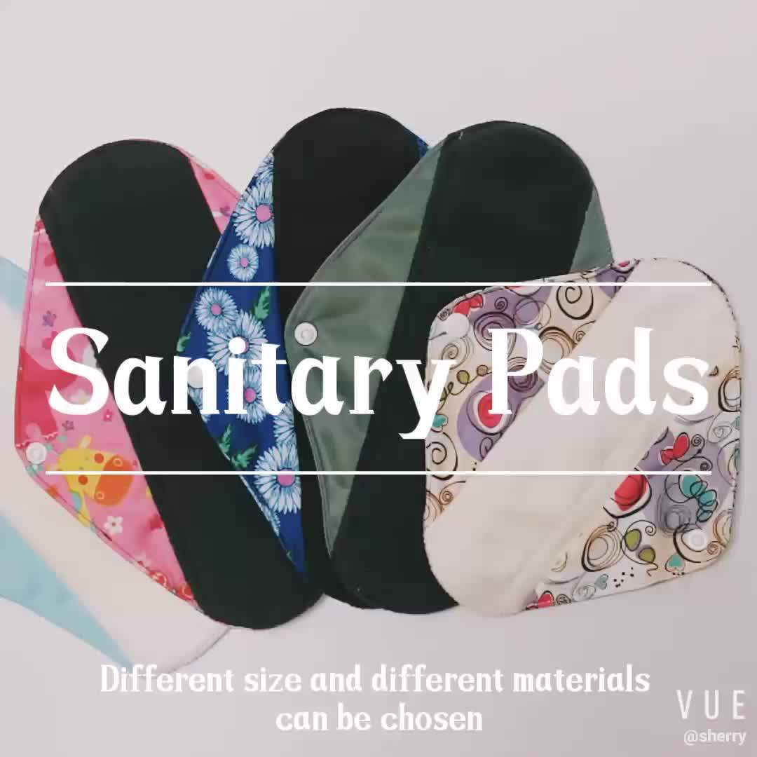 New Design Pink Cotton Washable Reusable Menstrual Sanitary Pads Buy