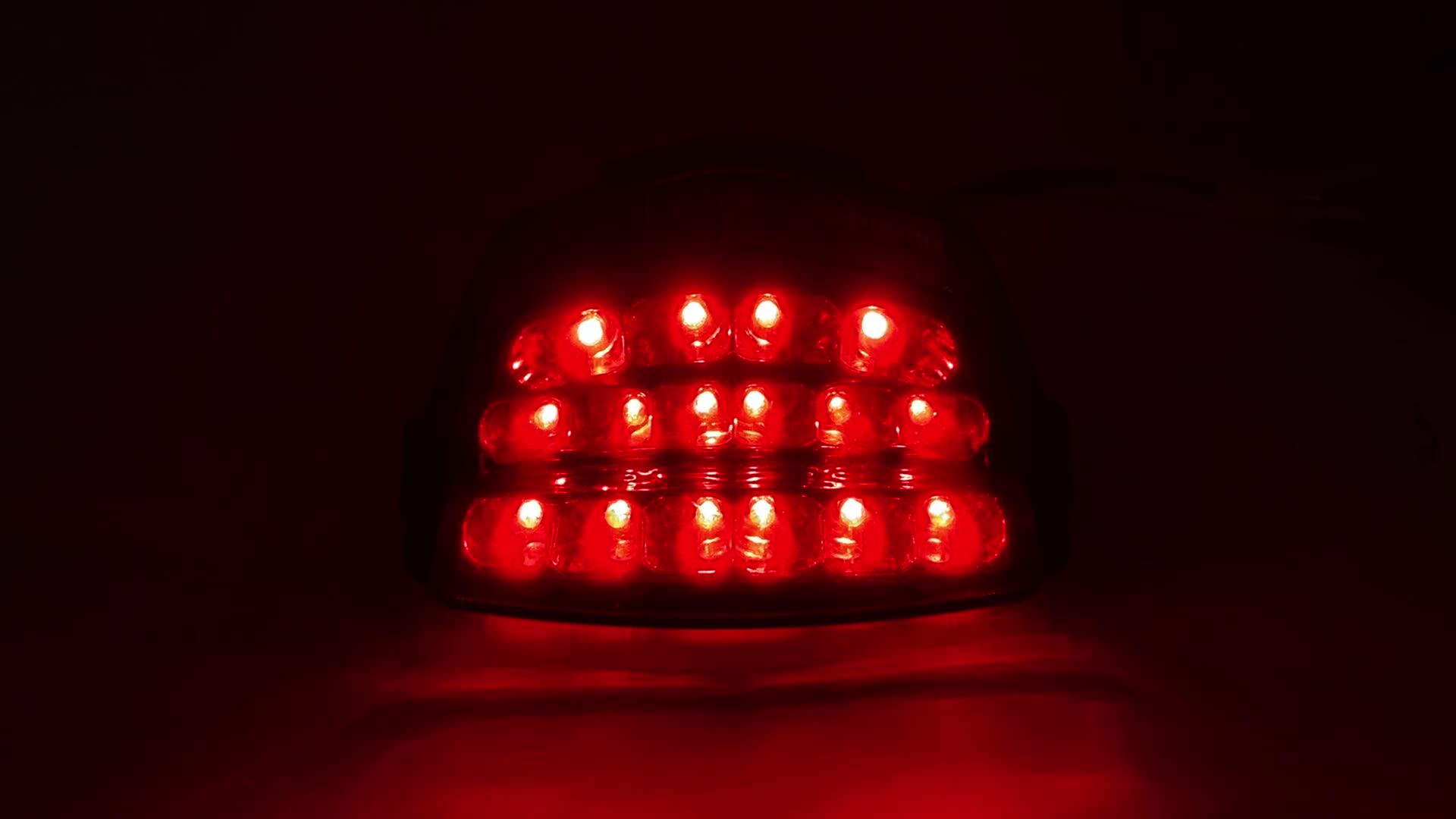 Smoke LED Tail Light For 2008-2012 Honda CBR1000RR - Integrated Turn Signals Brake Light