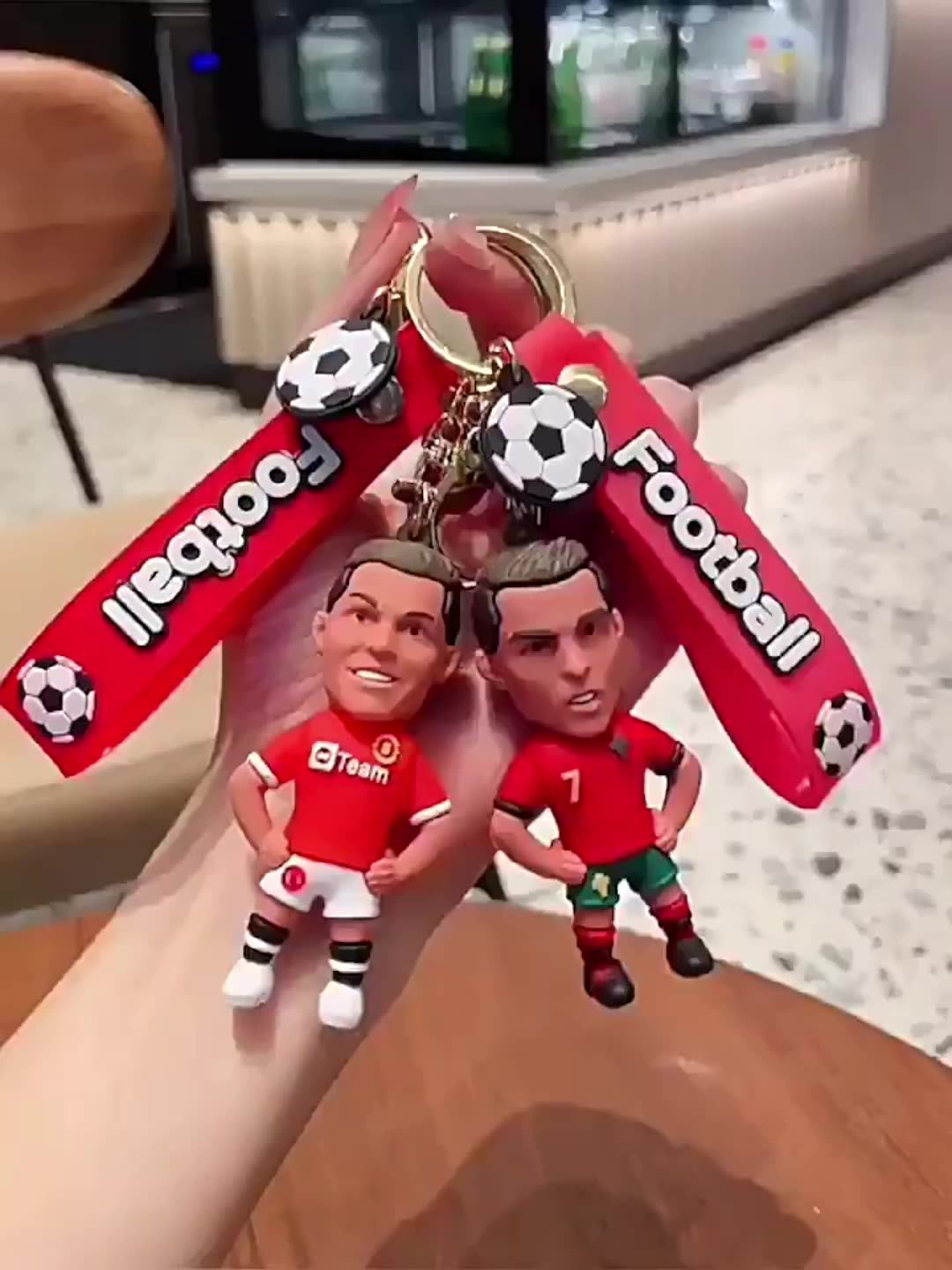 Wholesale Cristiano Ronaldo Plastic Soft Pvc Rubber Mini 3d Soccer