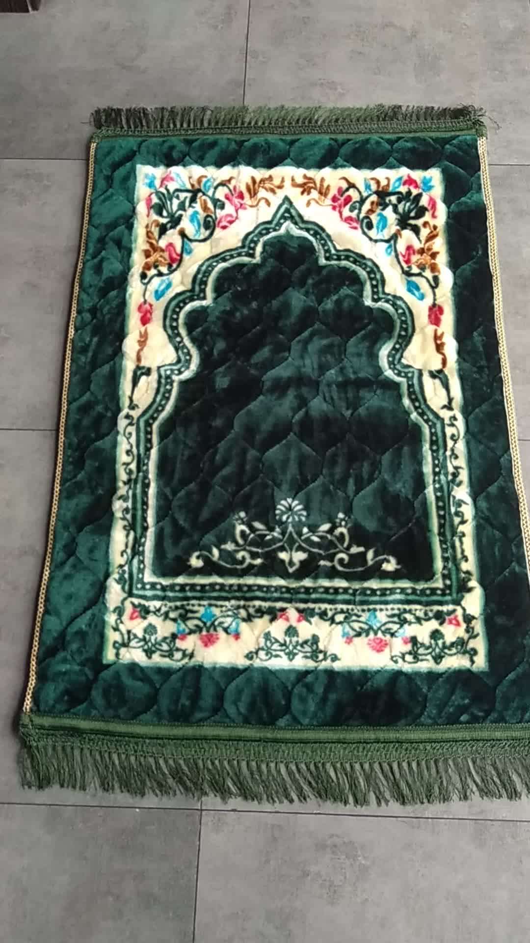 Super Soft Muslim Prayer Mat Portable Printed Thick Rug Cheap Durable Raschel Carpet Buy Cheap