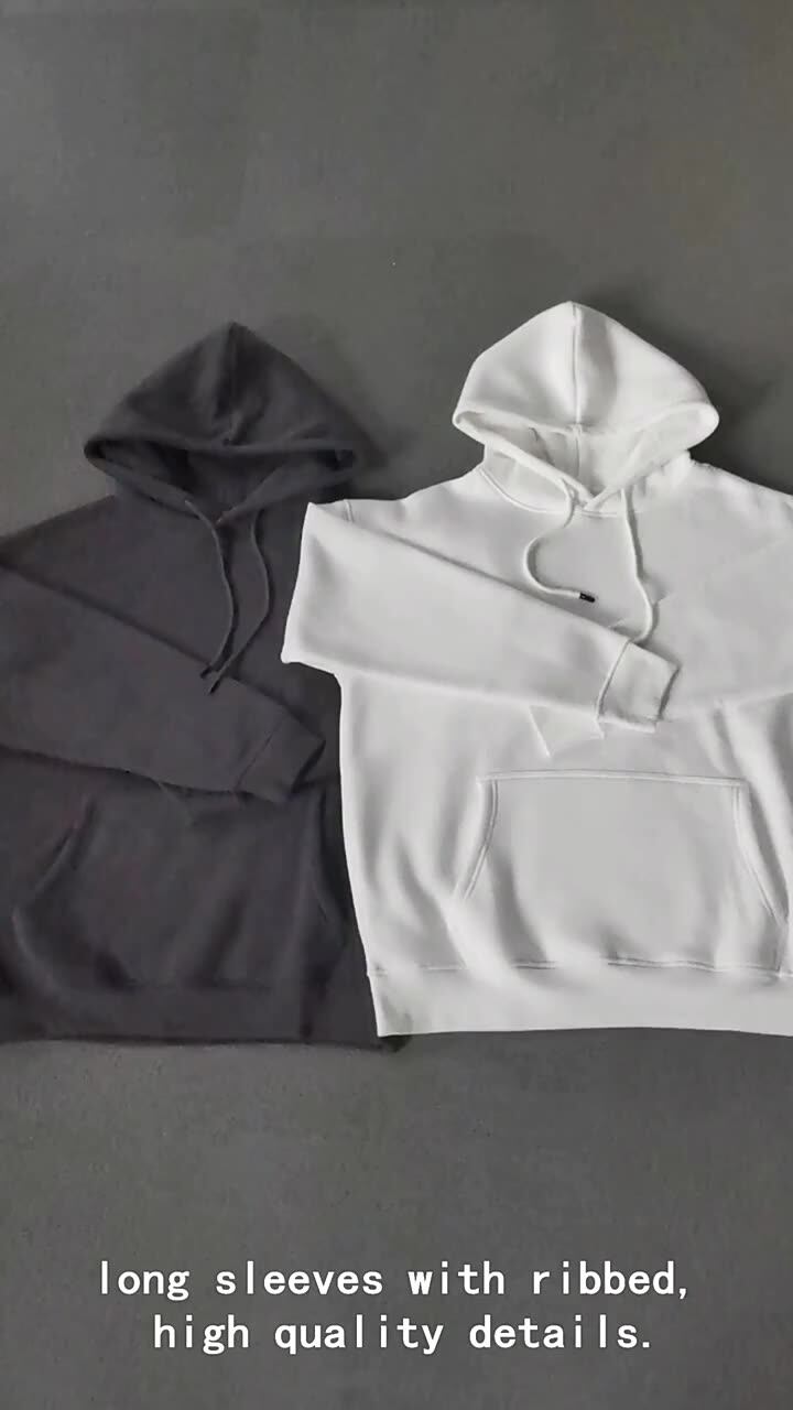 Custom Black White Hoodies Unisex 100 Cotton Por Mayor Vendors High