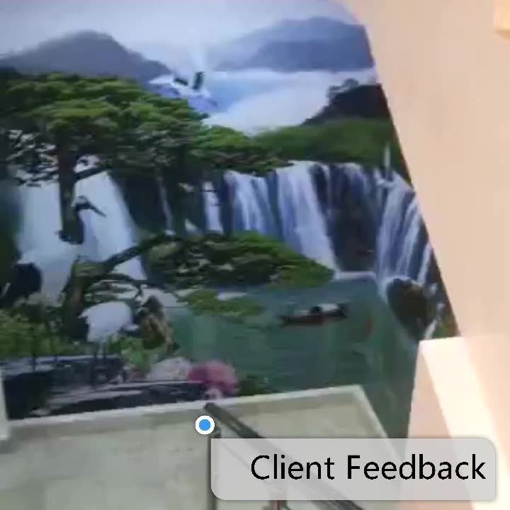 Hot Selling Good Prices Chinese Scenery Of Mountain Vinyl Wallpaper