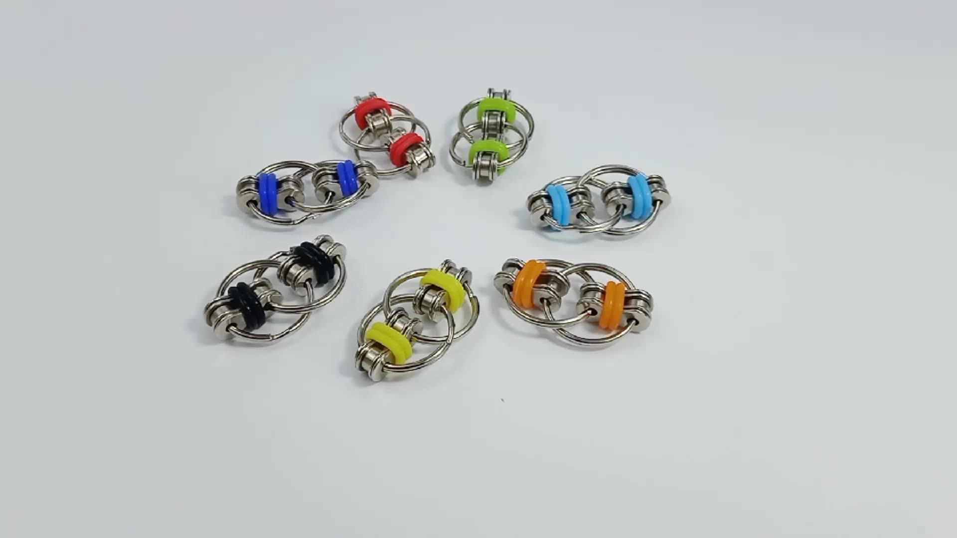 Fidget Toy Flippy Chain Stress Anxiety Relief Chain,Trending Stress