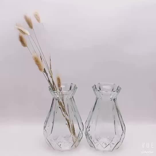 Wholesale Unique Shaped Clear Glass Flower Vase Buy Clear Glass Vase