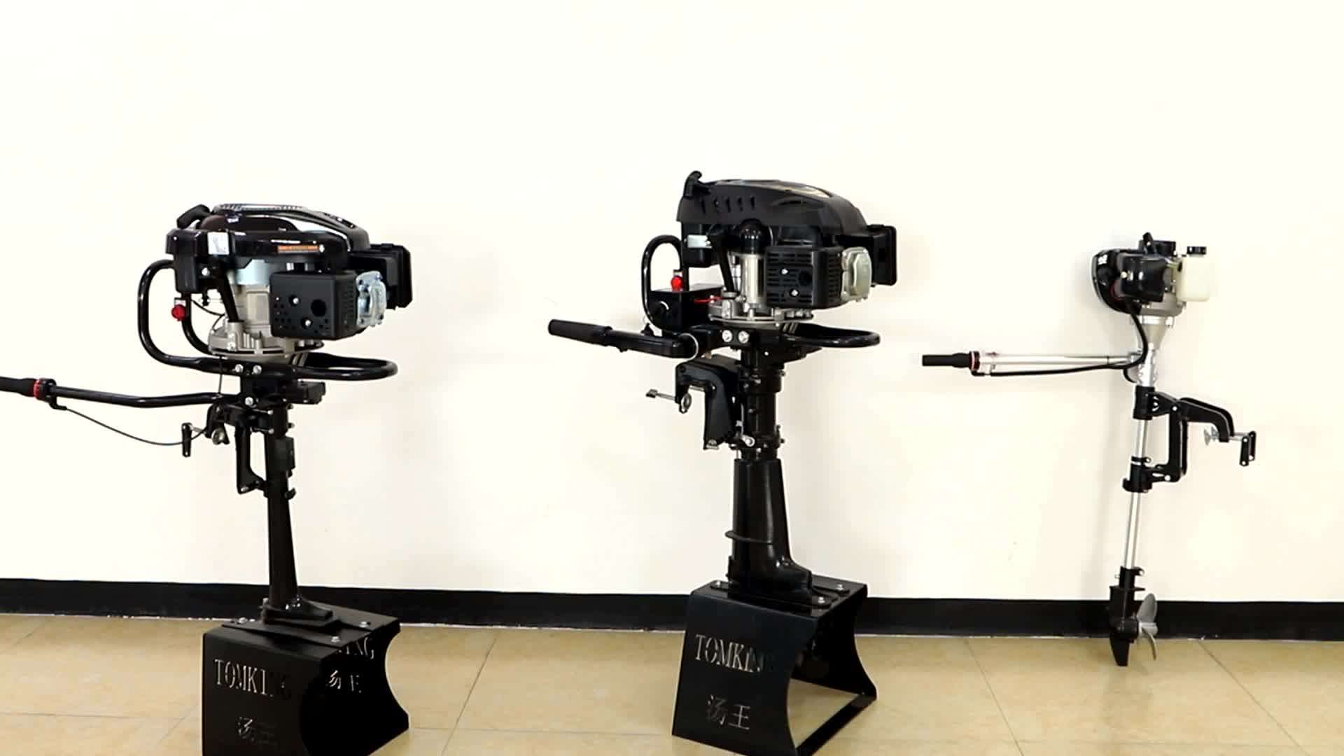 Cheap Outboards 4 Stroke Air Cooled Gasoline 6.5hp 196cc Outboard Boat