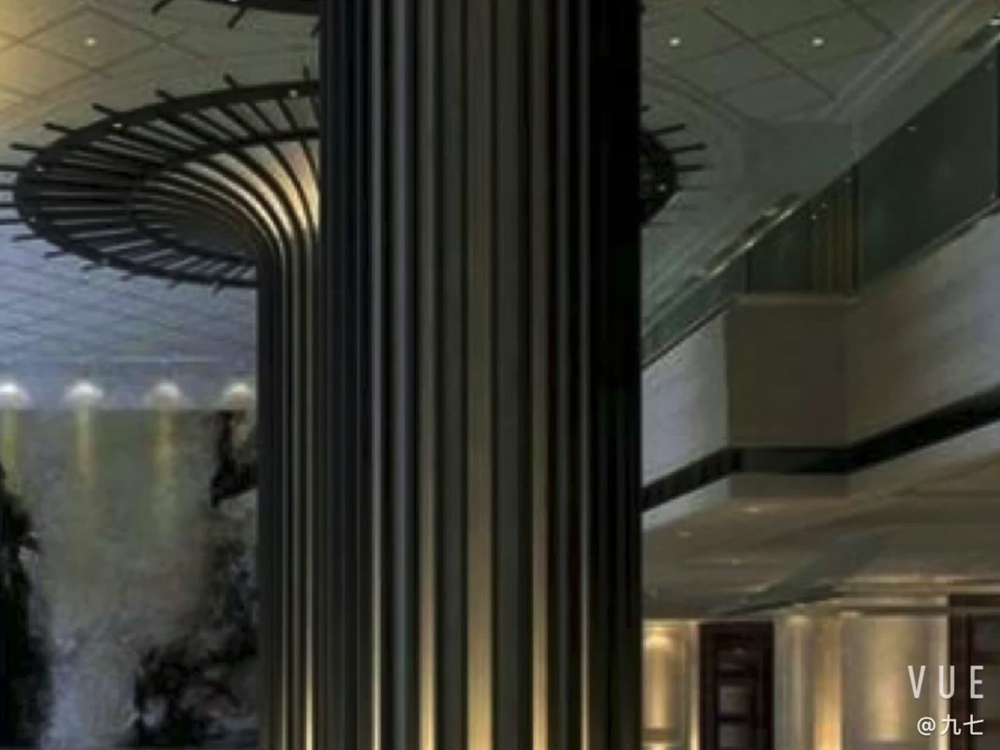 V0807 Factory Supply Stainless Steel Round Pillar Cladding Column