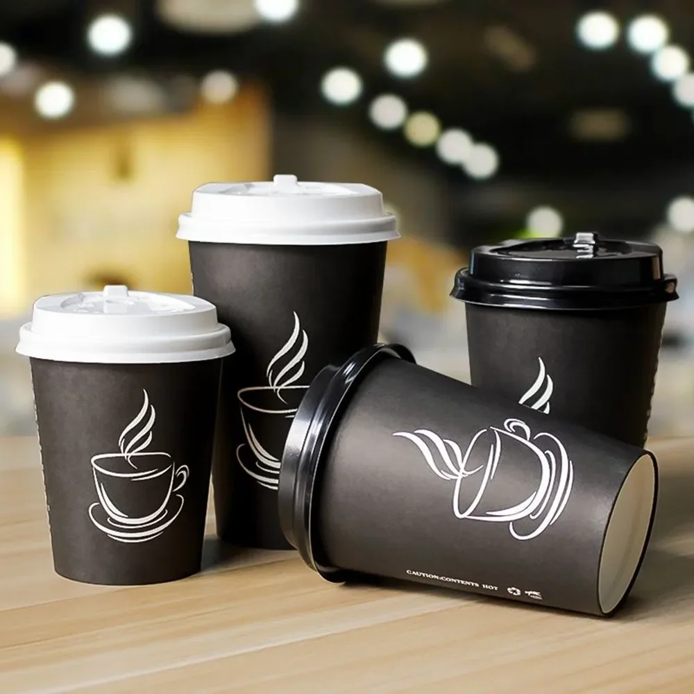 Disposable tea cup, increased thickness, anti-scald, wholesale