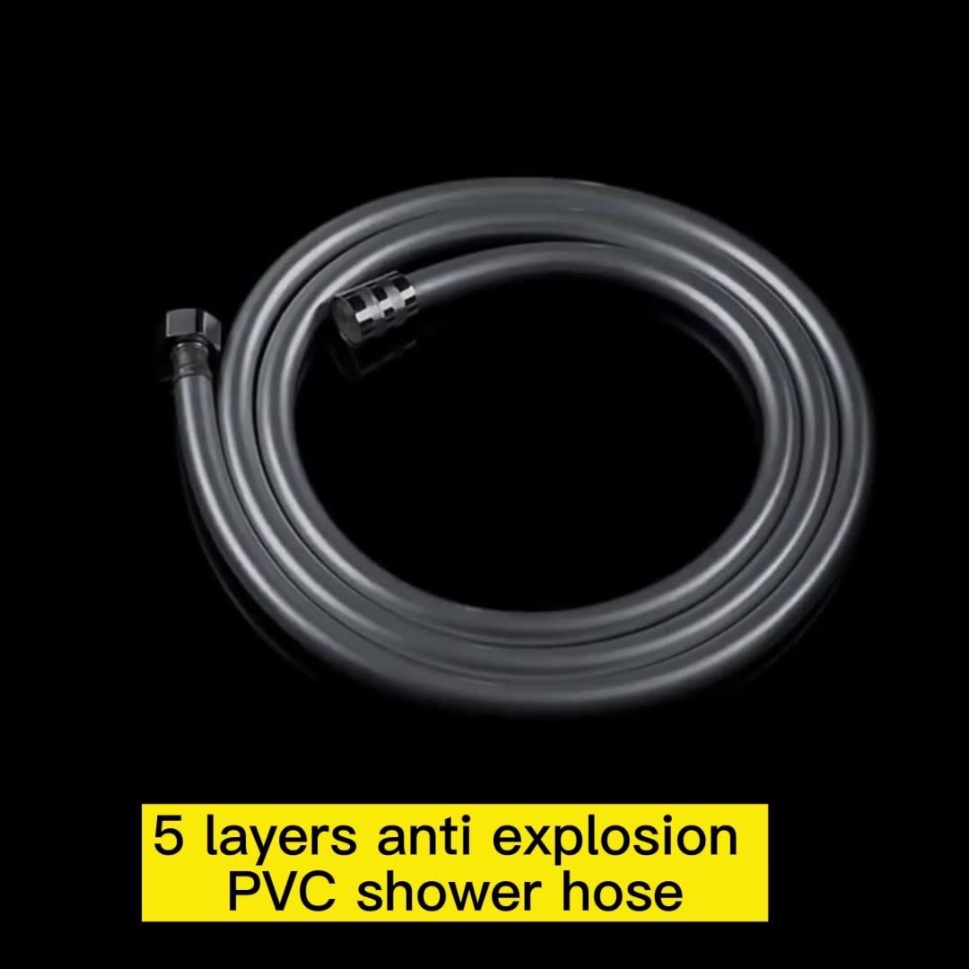 Korea Plated Hand Shower Soap Pvc Hose For Water Plumbing Toilet Bidet