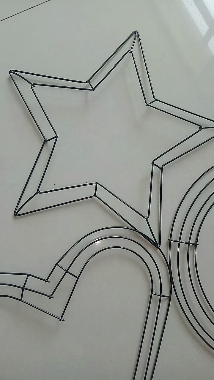 Green Wire Metal Wreath Forms For Christmas Decoration Buy Wire