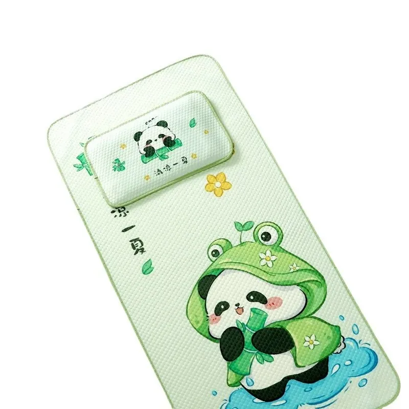 Baby mat available ice silk breathable sweat baby summer children's kindergarten nap special crib mat