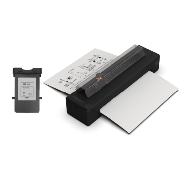 联名便携喷墨黑白打印机+黑色墨盒套装