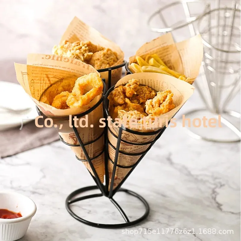 Crab Yellow Shrimp Ball Rack Bar Snack Rack Four-piece Taper Fries Rack Fried Snack Rack Snack Rack Snack Rack Snack Rack