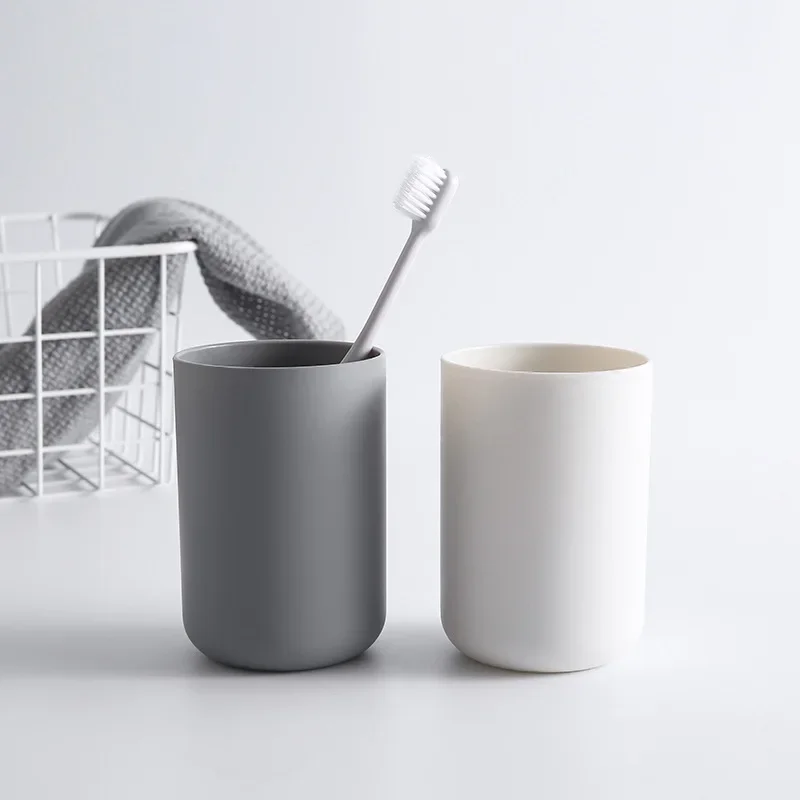 Wash Cup Toilet Toothbrush Cup Tooth Cup Simple Plain Couple Tooth Cup Mouth Cup