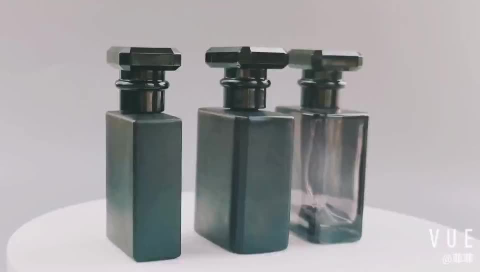 Luxury Brand Women Men Cologne Empty Black 50ml 30ml Perfume Bottles