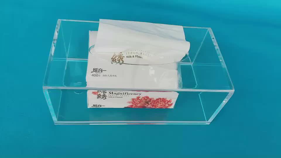 Acrylic Tissue Box Cover Plexiglass Napkin Holder Napkin Tissue Boxes