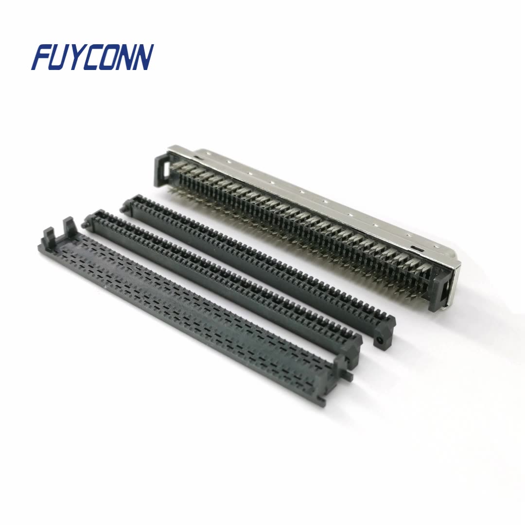 Male 100pin Scsi Connector,Idc Crimp Cable Cn Type Scsi Servo Connector
