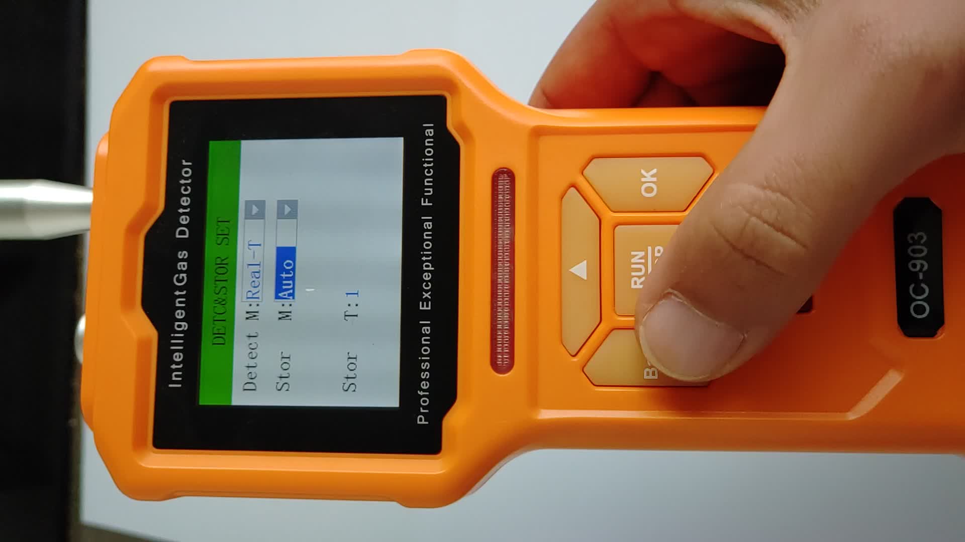 Oc903 Hot Sell Handheld Inner Pump Portable Odor Gas Detector Alarm