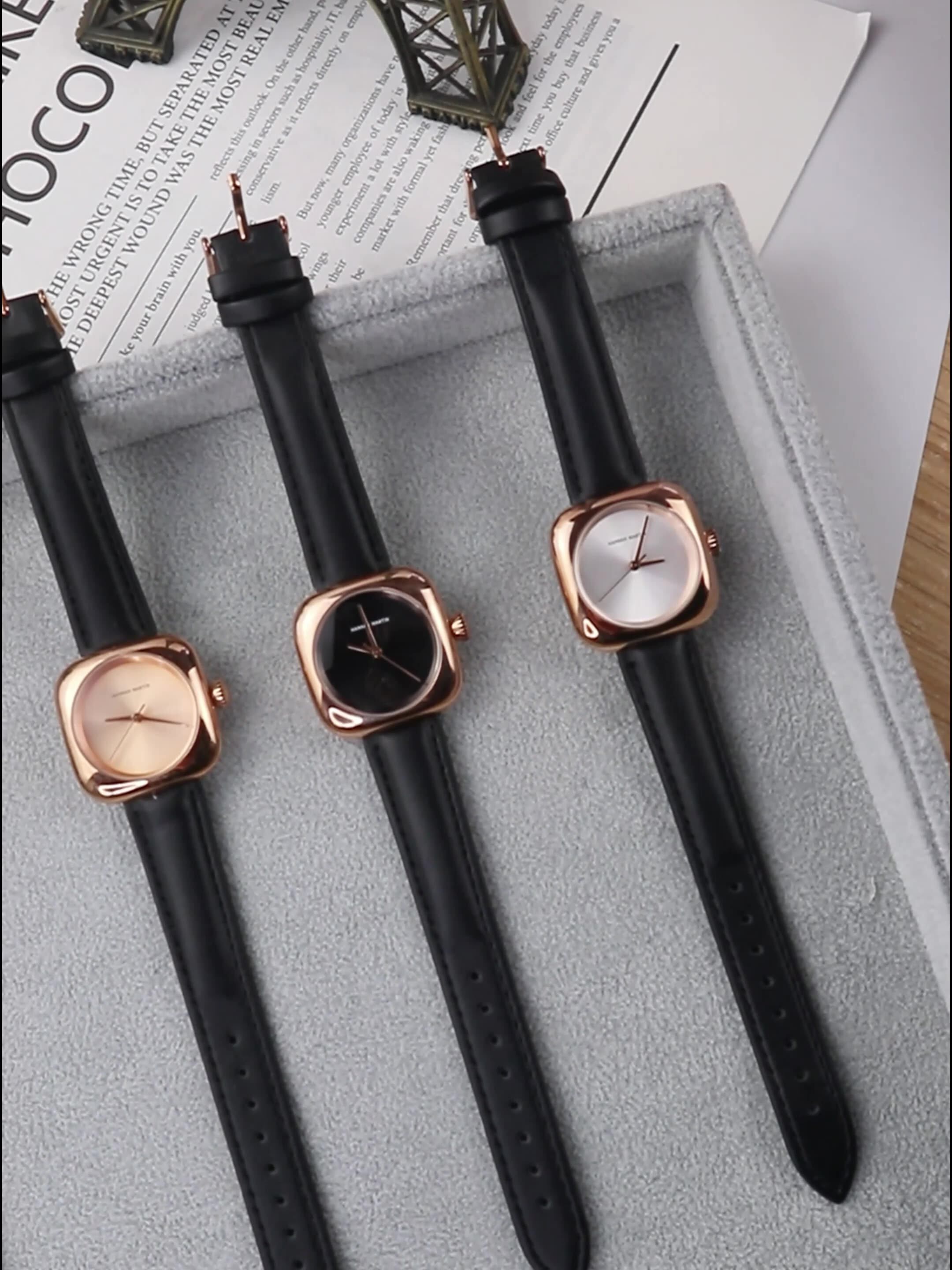 HANNAH MARTIN Casual Women's Quartz Watch Classic Alloy Strap