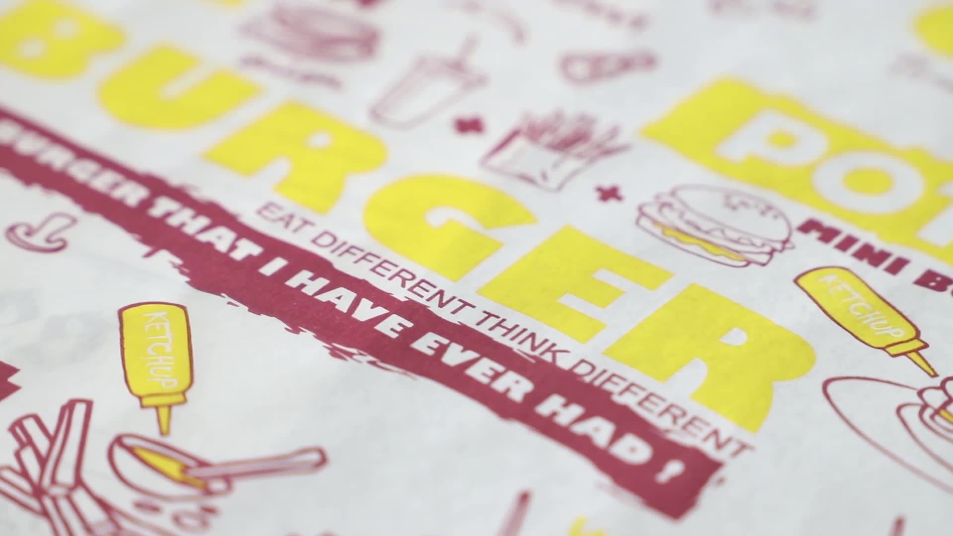 Custom Printed Reusable Food Sandwich Wrapper Burger Packaging Wax