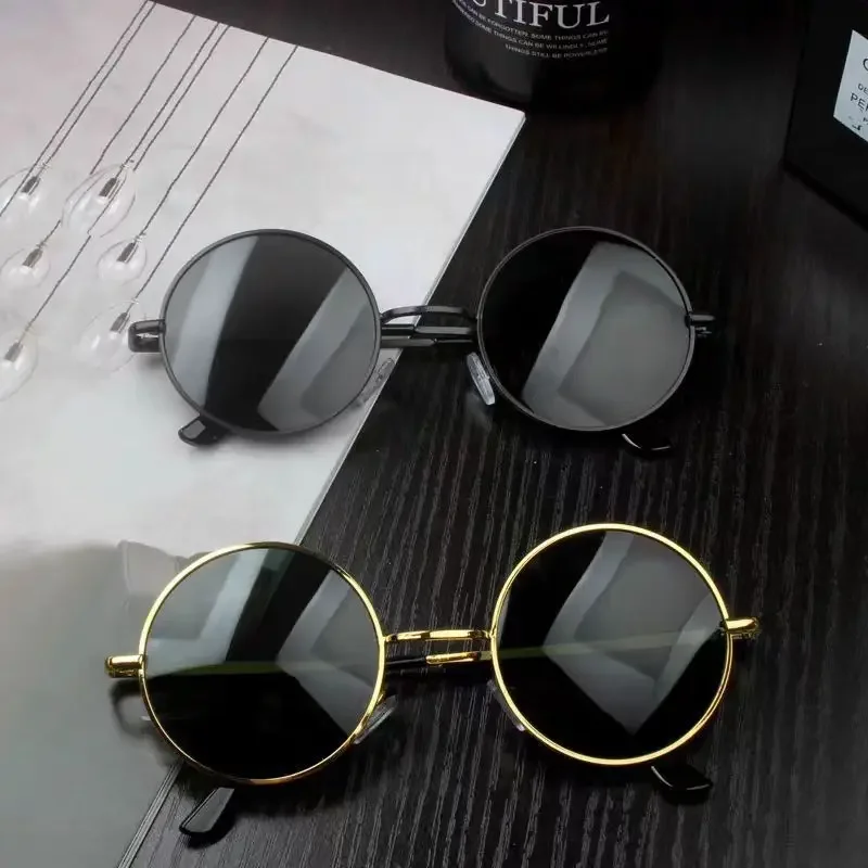 Retro Harry Potter round glasses Hyaluronic acid duck cute metal…