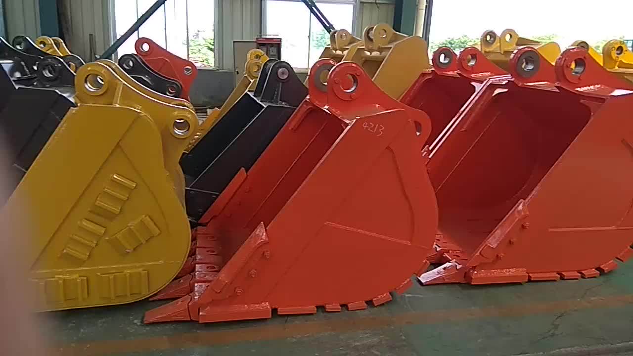 Pc300 Oem Heavy Duty Digging Hitachi Excavator Rock Bucket With Teeth