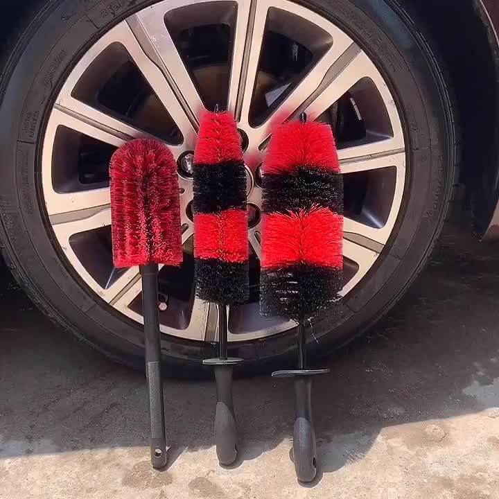 Car Wheel Brush,Rim Tire Detail Brush Multipurpose Use For Wheels,Rims