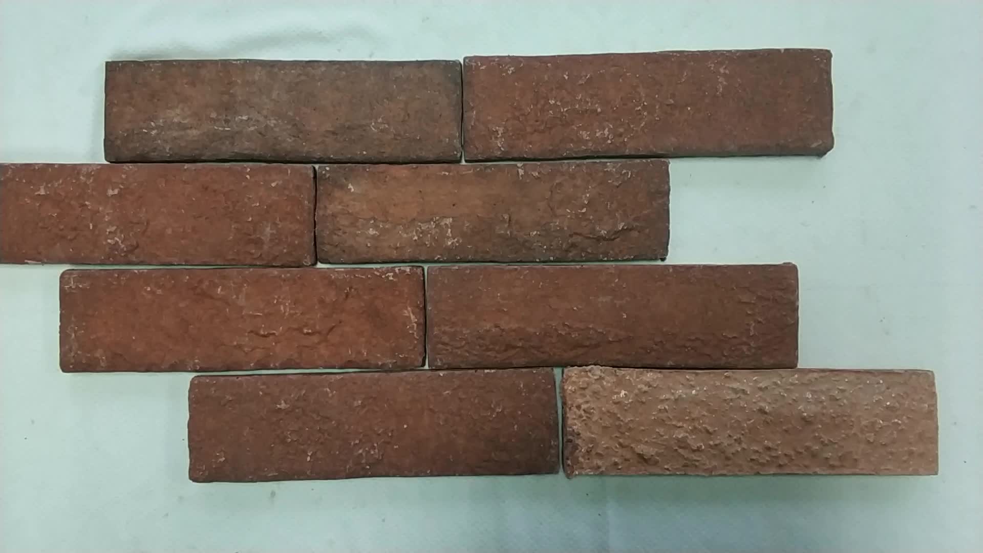New Old Style Fireplace Decorative Artificial Brick Panel Faux