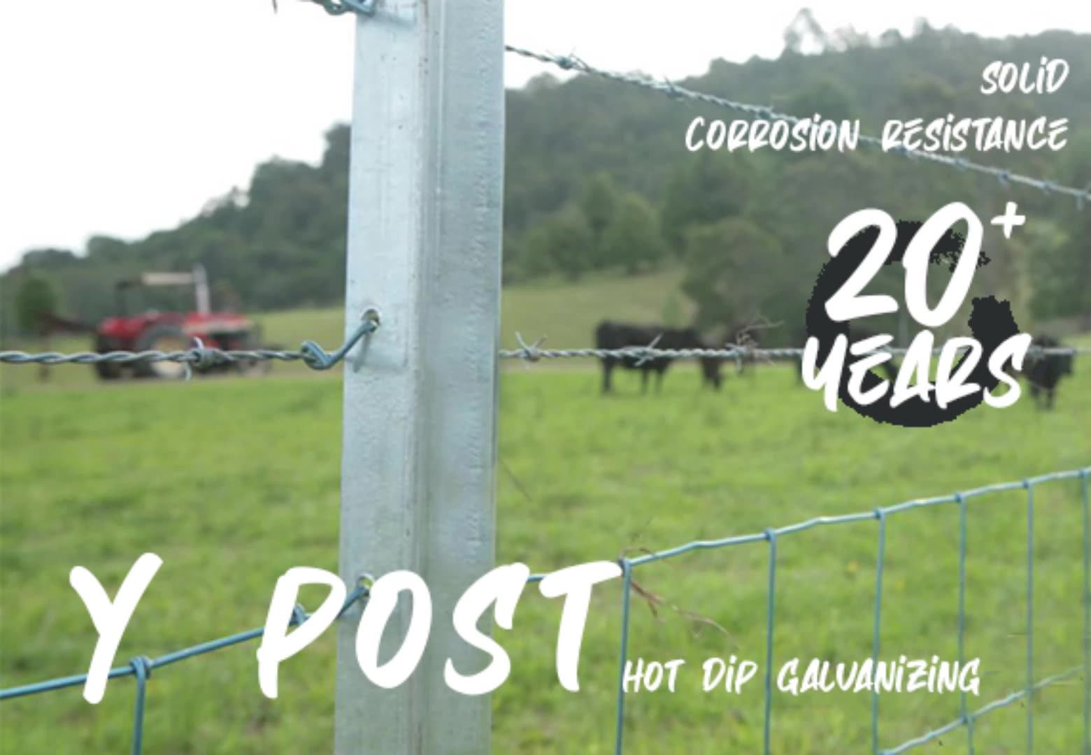 Australian 3d Steel Y Post / Star Picket Easytoassemble 1.8m Farm