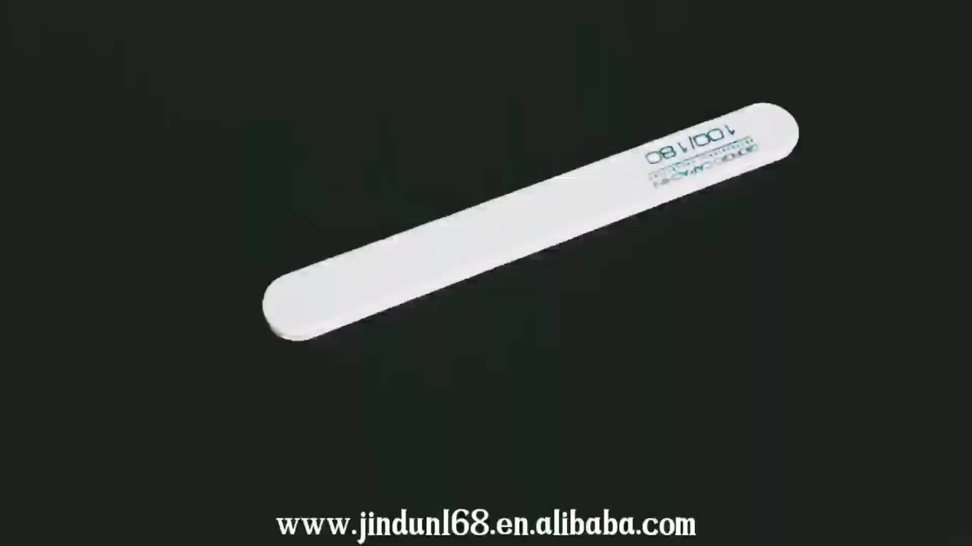 Custom Printing Nail File 100/180 Disposable Nail File/ Bulk Nail File