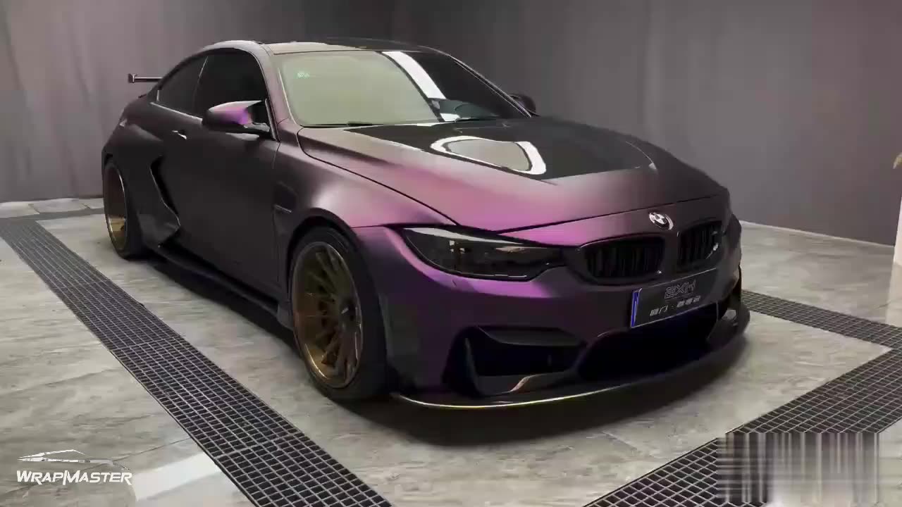 Matte Purple Gold TECKWRAP