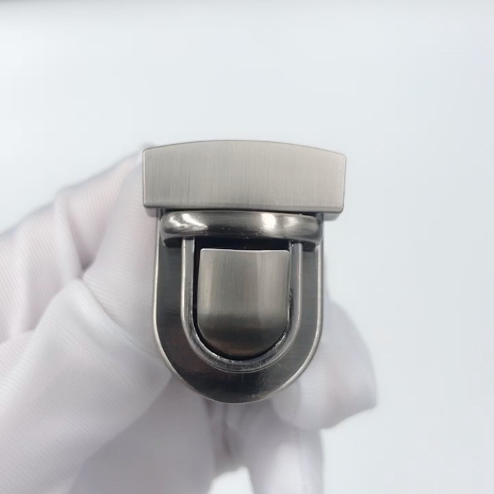 Hardware Accessories Tongue Press Lock For Men Handbag Closure Metal