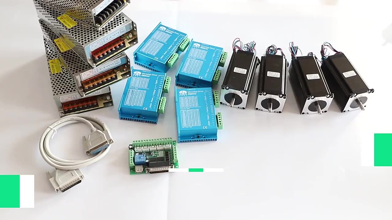 4 Axis CNC Router Kit - Nema 23 Stepper Motor Solutions