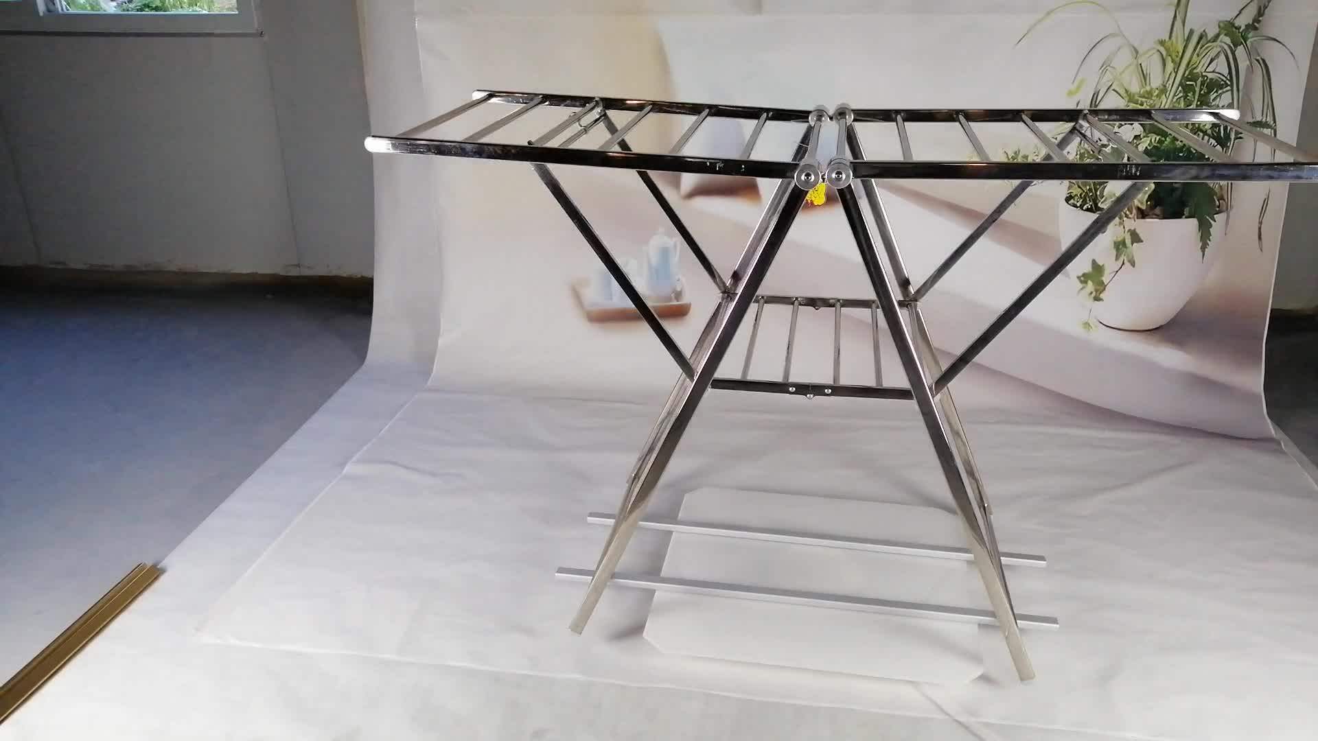 Sfg7019c Multifunctional Cloth Rack Hanger Rack Stainless Steel Duty