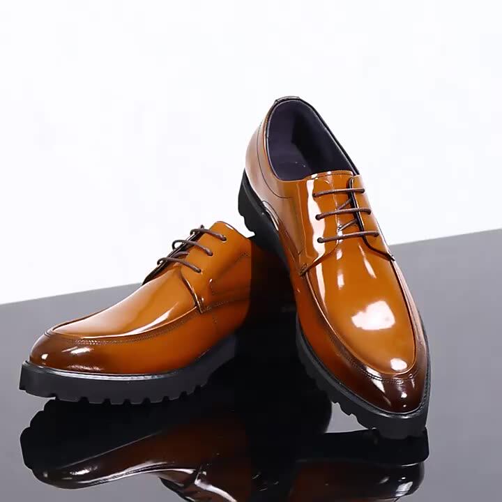 Up-4443r 46size Casual Genuine Leather Office Shoes Summer