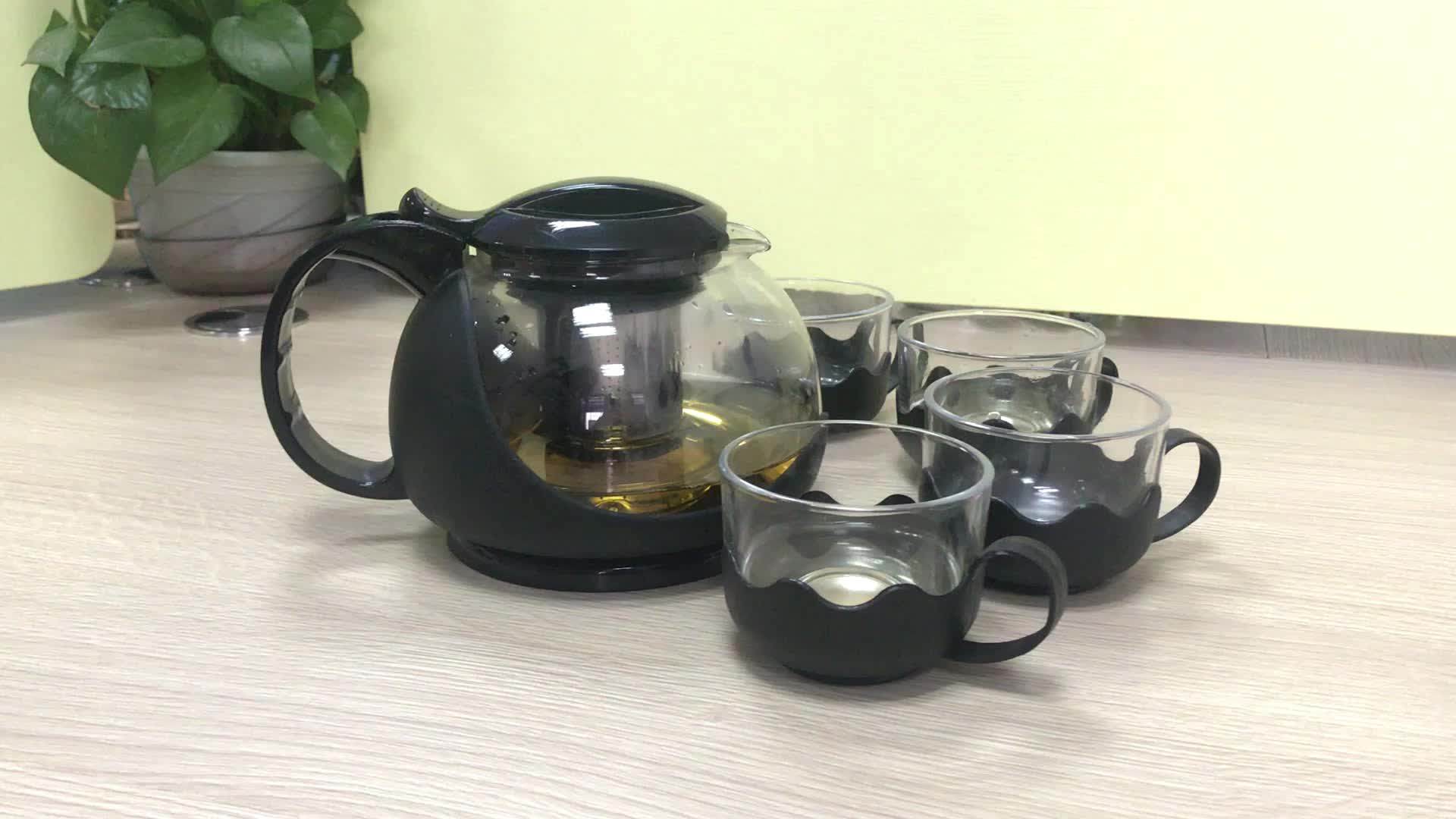 1.2 L Wholesale Chinese Glass Coffee Tea Pot Sets Buy Tea Pot Sets