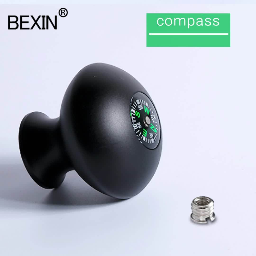 Bexin Aluminum Monopod Hiking Walking Sticks Head Trekking Poles Grip