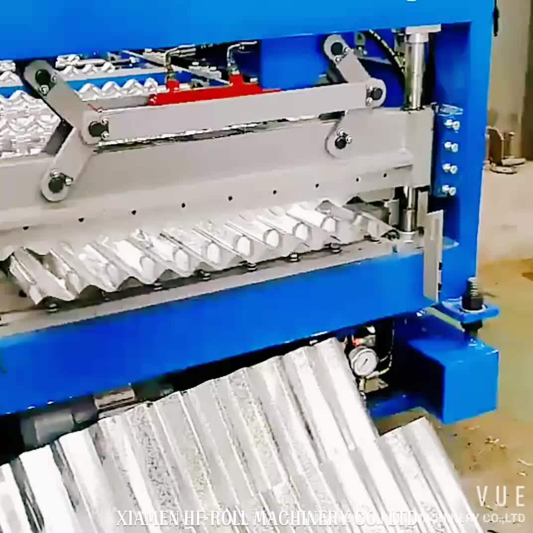 Corrugated Metal Roof Sheet Cold Roll Forming Machine Hf Buy Corrugated Zinc Coated Roof
