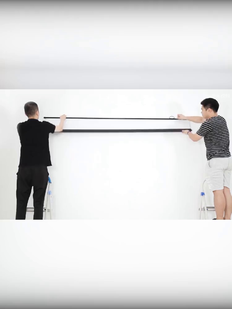 家里投影还用人工拉幕。你是不是还活刚刚2019。