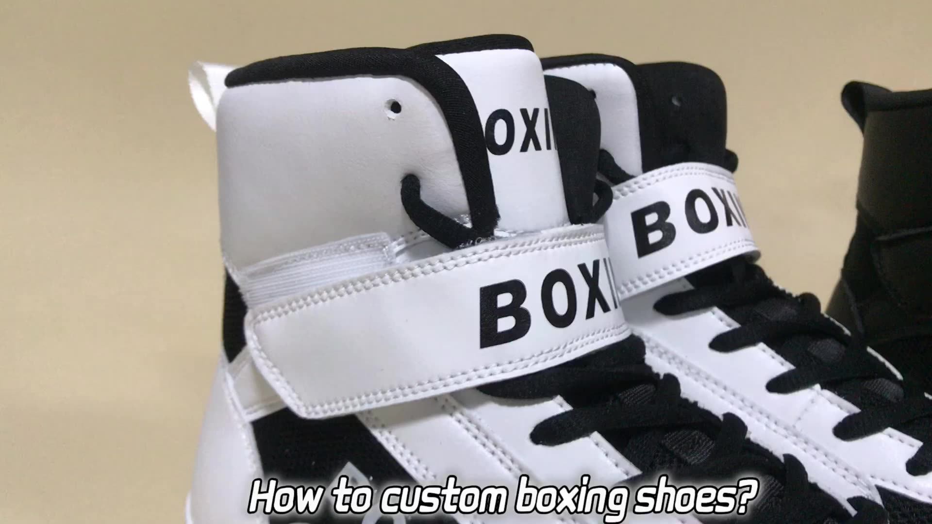 custom boxing shoes
