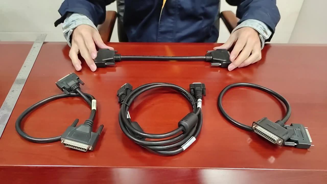 Rs232 Serial Cable Custom 9 Pin Straight Through Computer Printing