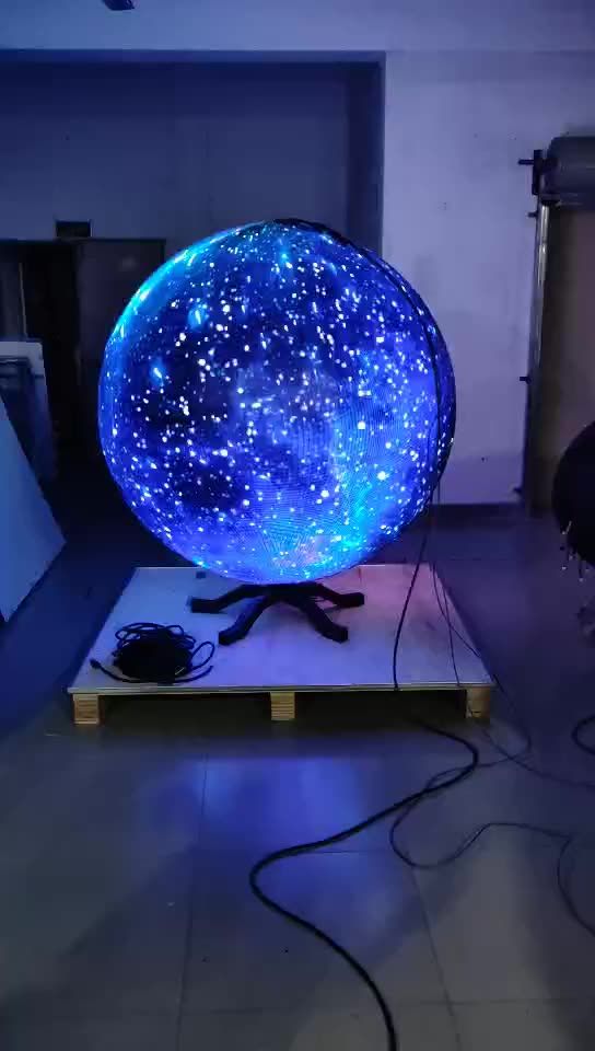 Ty New Outdoor Advertising Led Ball Screen Globe P4 Led Ball Screen Led